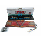 Фонарь задний, светодиод с добавочным бегущим указателем поворота из 2-х (левый и правый) 24V, 465х130/25 (Китай)