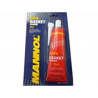 Герметик силиконовый "MANNOL" (красный) RED высокотемпературной устойчивостью до 300 °C