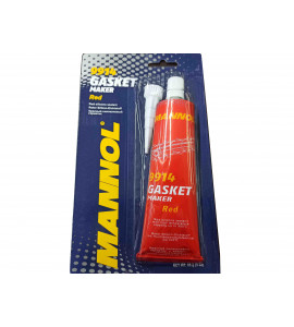 Герметик силиконовый "MANNOL" (красный) RED высокотемпературной устойчивостью до 300 °C