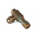 Фитинг поворотный ЯМЗ-658 трубки топливной отводящей двухъярусный F1520 М16х1,5 - М14х1,5-SO2  АВТОДИЗЕЛЬ  наконечник