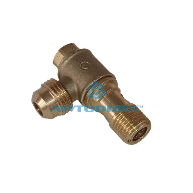 Фитинг поворотный ЯМЗ-658 трубки топливной отводящей двухъярусный F1520 М16х1,5 - М14х1,5-SO2  АВТОДИЗЕЛЬ  наконечник