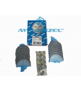 Комплект шатунных вкладышей Р-1 ЯМЗ-238 АВТОДИЗЕЛЬ +0,25 (Ø-87,75 мм) ДЗВ