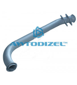 Труба глушителя КАМАЗ приёмная левая спаренная (прямая)