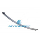 Лист рессоры КАМАЗ передней №1 коренной с втулкой сечение 90х12 мм, L-1950 мм, масса 16,84 кг (с завитком) ЧМЗ