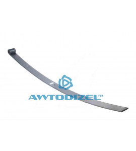 Лист рессоры КАМАЗ передней №1 коренной с втулкой сечение 90х12 мм, L-1950 мм, масса 16,84 кг (с завитком) ЧМЗ