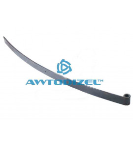 Лист рессоры КАМАЗ передней №1 коренной с втулкой сечение 90х12 мм, L-1950 мм, масса 16,84 кг (с завитком) ЧМЗ