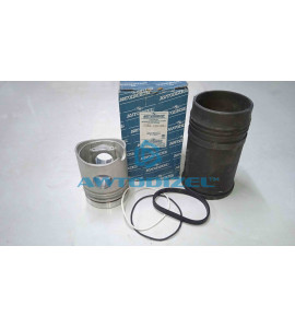 Гильза с поршнем (ГПК) ЯМЗ-238Б АВТОДИЗЕЛЬ (гильза, поршень, уплотнительные кольца, поршневые кольца)