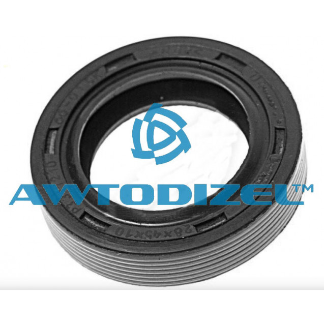 Сальник 2,2-28*45*10 КАМАЗ муфты ТНВД черный РТР