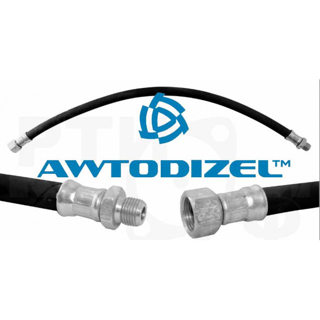 Шланг тормозной КАМАЗ L-600 мм гайка 20 / штуцер 16 ВРТ прокладочный