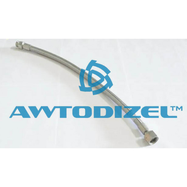 Шланг компрессора КАМАЗ-ЕВРО-2 (гайка-штуцер М22*М22) L-504 мм в металлической оплетке ТМК