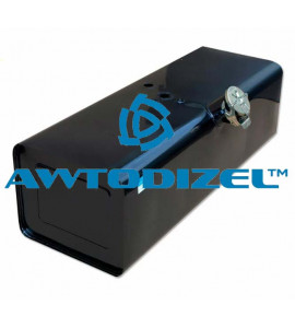 Бак топливный КАМАЗ 250 литра БАКОР (405х498х1360) с комплектом для установки, откидная крышка, + кронштейн