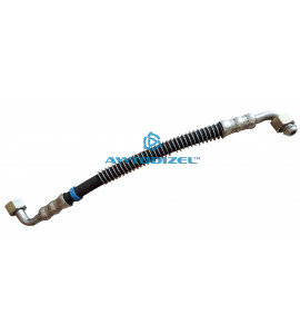 Шланг гидроусилителя  УРАЛ (в броне) L-410 мм 2 угла