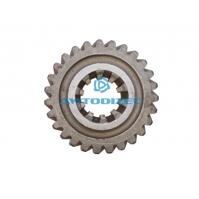 Шестерня высшей передачи вторичного вала раздаточной коробки УРАЛ, 27 зуб.