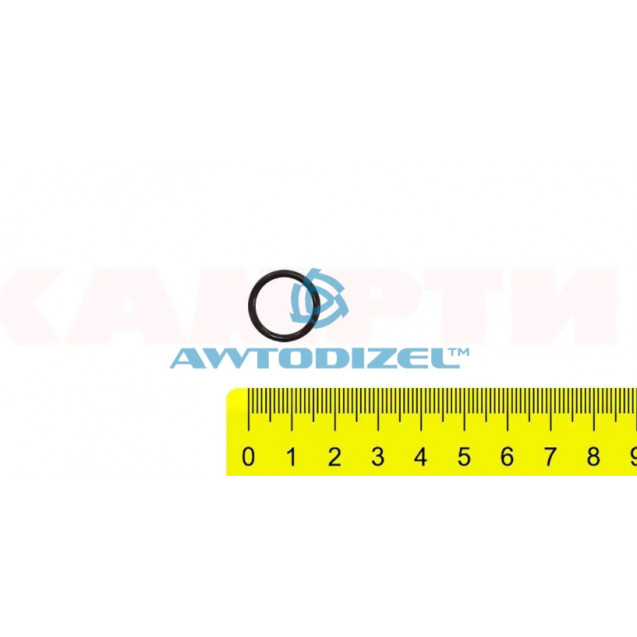 Кольцо уплотнительное ТНВД КАМАЗ плунжерной пары БРТ (чёрный)