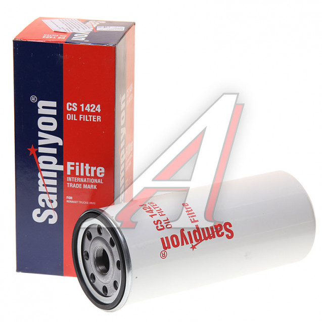 Фильтр масляный CS 1424, Ø-1"1/8х16 UNF, CAT, ЯМЗ (МАЗ) ЕВРО-0, 1, 2, 3, 4, XCMG, SAMPIYON
