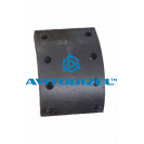 Накладка тормозной колодки КАМАЗ-5320 (212х140х15/19) сверлённая ФРИТЕКС не тачённая