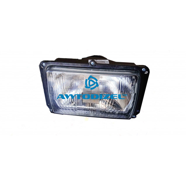 Фара квадратная МАЗ, КАМАЗ, (без лампы) б/л РУДЕНСК