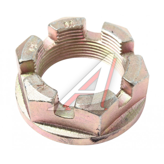 Гайка хвостовика МАЗ М42х2-5Н6Н (корончатая) СПЕЦМАШ