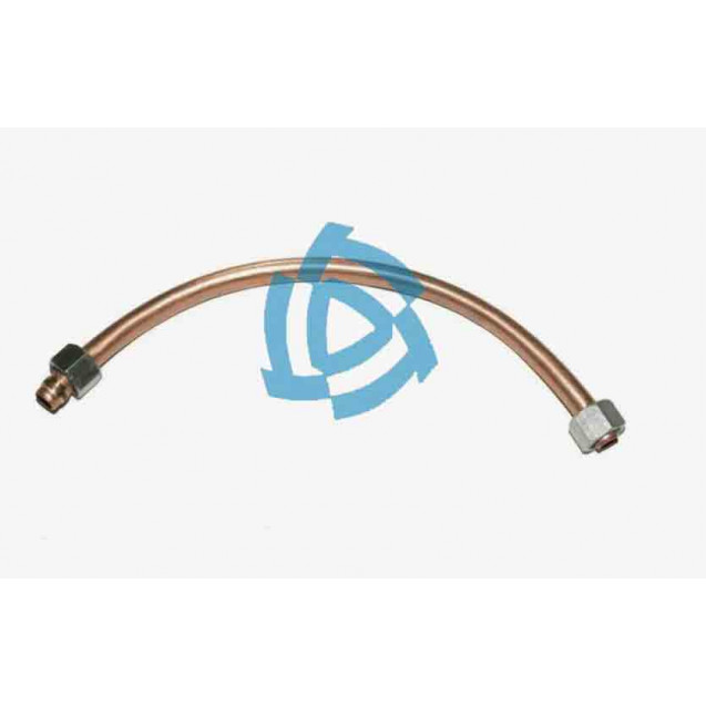 Трубка компрессора МАЗ медная воздух  (Ø-15 мм, L-30 мм)