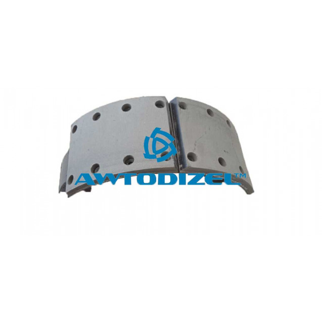 Колодка тормозная КАМАЗ (1 шт.) (накладка ТРИБО)