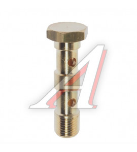 Болт-штуцер пустотельный ЯМЗ подводящей топливной трубки ТНВД, АВТОДИЗЕЛЬ 1631 02-М10Х1-S CAMOZZI