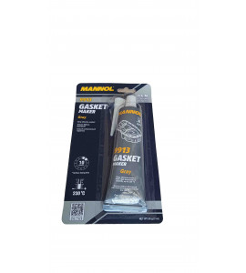 Герметик силиконовый "MANNOL" (серый) GRAY высокотемпературной устойчивостью до 230 °C