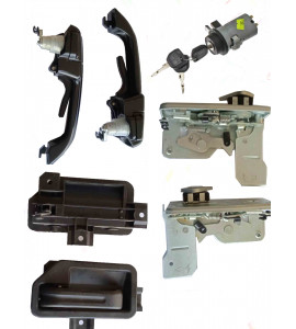 Устройство запорное МАЗ с замком зажигания и внутр. ручками (левое и правое) комплект Н/О РАДИОВОЛНА