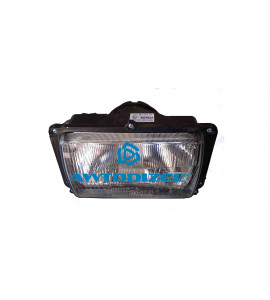 Фара квадратная ГАЗ-3102, КАМАЗ, МАЗ, УАЗ-3160 (байонетный разъем) 24V РУДЕНСК