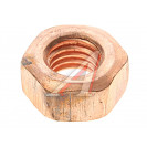 Гайка М10х1.5 крепления выпускного коллектора (омедненная) ЯМЗ, АВТОДИЗЕЛЬ