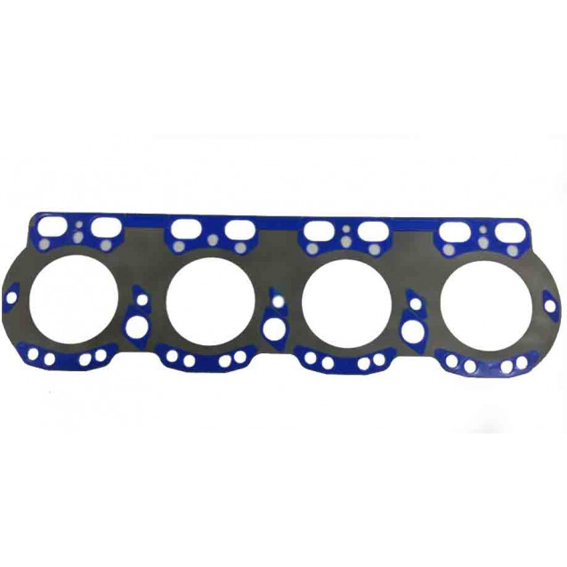 Прокладка головки блока ГБЦ ЯМЗ-7511 (металл+силикон( синий. зеленый)) КИТАЙ