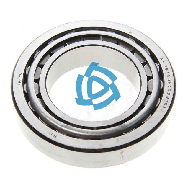 Подшипник 6-7516 АК ( 32216 ) средний, задний мост КАМАЗ, КПП ЯМЗ "АВТОДИЗЕЛЬ"