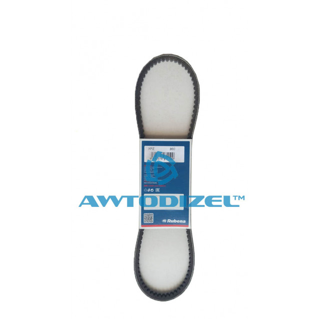 Ремень генератора RUBENA  (Чехия) - аналог 8,5х8-850 зуб. XPZ-860 Lw 873 La