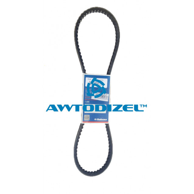 Ремень AVX 13-1075 La ЯМЗ насоса водяного зубчатого "RUBENA"