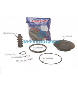 Ремкомплект энергоаккумулятора вездеход КАМАЗ-4310;-43114;-43118;-4326 (РТИ, "КАМРТИ", 7 позиций)