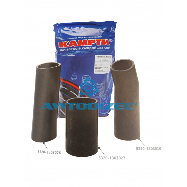 Ремкомплект патрубков системы охлаждения КАМАЗ (ВПТ прокладочный, 3 позиции) "КАМРТИ "