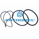 Ремкомплект маслянного фильтра (2 позиций, черный) ЕВРО КАМАЗ