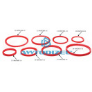 Ремкомплект гидроподъемника КАМАЗ-6520 ( полиуретан ) ( 8 позиции ) "КАМРТИ"