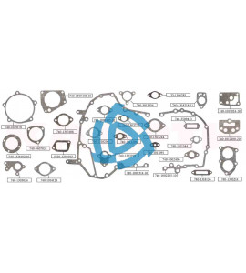 Ремкомплект паранитовых прокладок двигателя КАМАЗ (КАМРТИ) 27 позиций