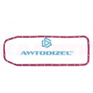 Прокладка поддона для а/м КАМАЗ (красный силикон)