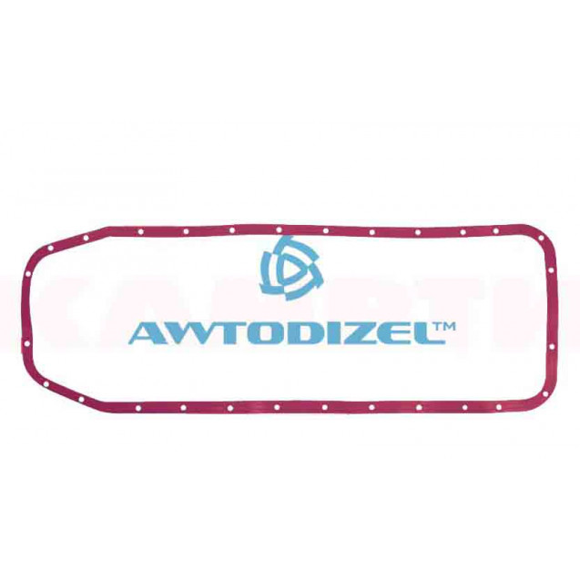 Прокладка поддона для а/м КАМАЗ (красный силикон)