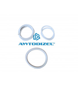 Ремкомплект колец системы охлаждения КАМАЗ Балаково ( 4 позиций ) (белый силикон) 740.1303000-10