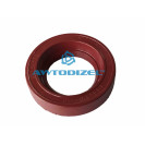 Сальник 25*42*10 КПП и картера маховика в сб.  красный, РТ