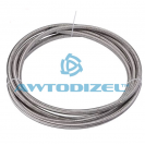 Шланг тефлоновый в металлической оплетке (гладкий внутри) Ø-12 мм (1/2) SAE 100 R14