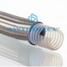 Шланг тефлоновый в металлической оплетке (гофрированный внутри) Ø-16 мм (5/8) SAE 100 R14